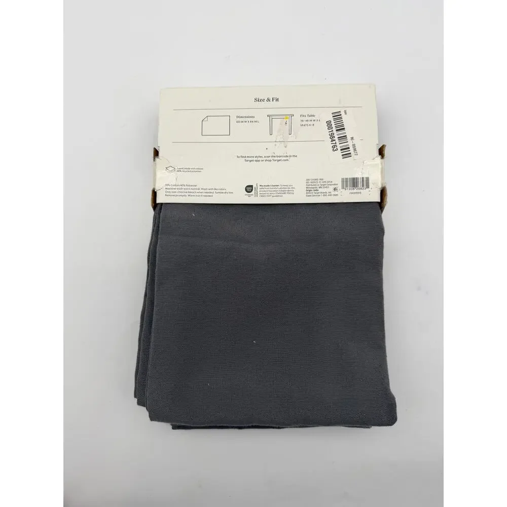 Threshold Rectangular Tablecloth 60 by 84 NWT